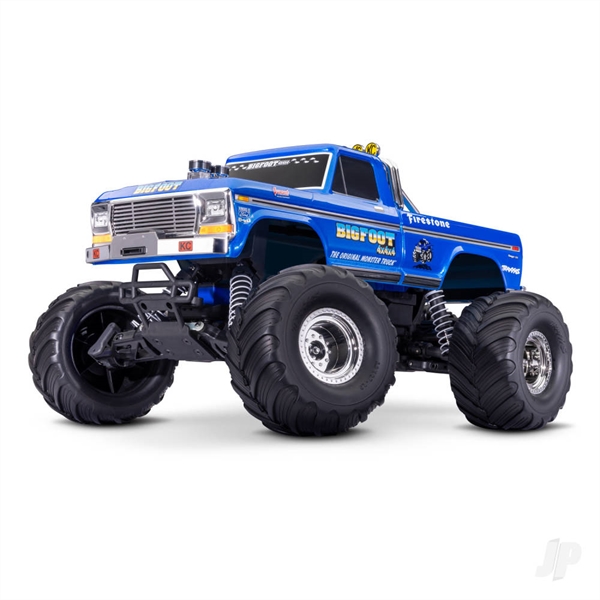 Bigfoot HD 1:10 Electric 2WD RTR Monster Truck, Blue (+ TQ 2-ch, XL-5, Titan 550, 7-Cell NiMH, 4A USB-C charger)