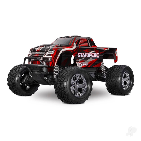 Stampede HD BL-2S 1:10 Electric 2WD RTR Monster Truck, Green (+ TQ 2-ch, BL-2s, 3300kV)