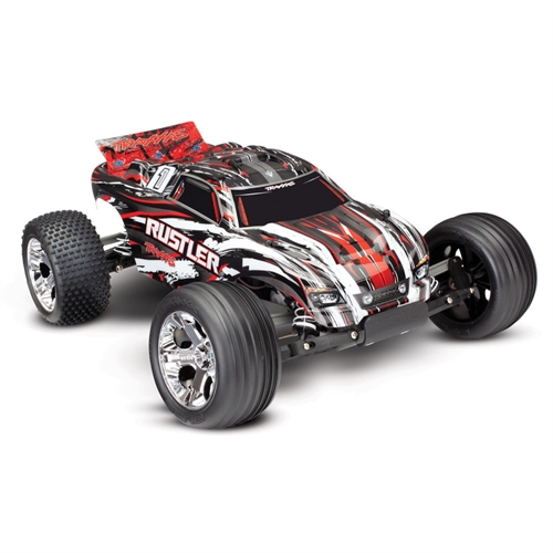 Rustler XL-5 (TQ/8.4V/DC Chg) - Red