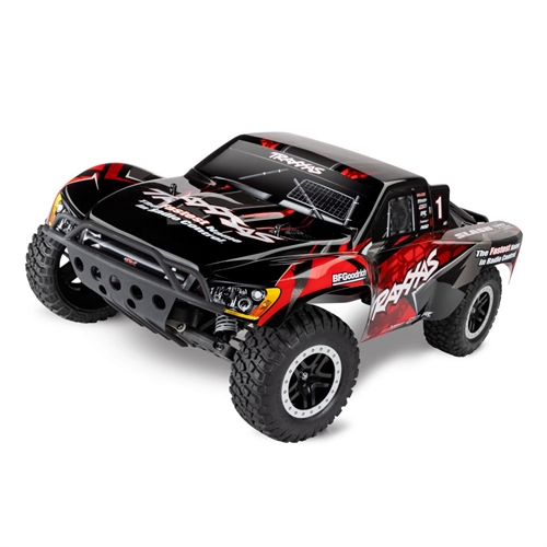 Red Slash VXL 1:10 2WD RTR Brushless Electric Short Course Truck (+TQi 2-ch, TSM, VXL-3s, Velineon 3500Kv, Magnum 272R)