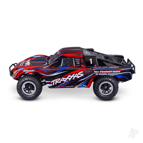 Slash HD BL-2S 1:10 2WD RTR Short Course Truck, Red (+ TQ 2-ch, BL-2s, 3300kV, Clipless)