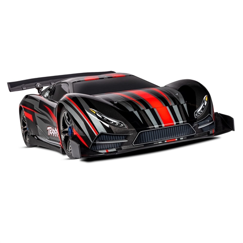 XO-1 1:7 100+ MPH 4WD RTR Brushless Electric Race Car, Red (+ TQi 2-ch wireless, TSM, Castle Mamba ESC)