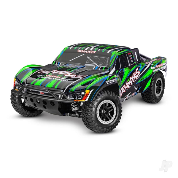 Slash VXL 1:10 4X4 RTR Short Course Truck, Green (+TQ 2-ch, VXL-3S, Velineon 3500kV, Clipless)