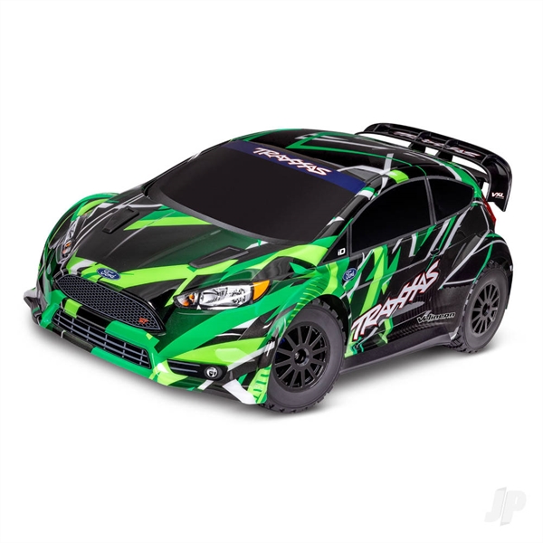 Ford Fiesta ST Rally VXL, 1/10 scale AWD rally car, Ready-To-Race, with TQi 2.4 GHz radio system, Velineon brushless power system, and clipless licensed ProGraphix body.