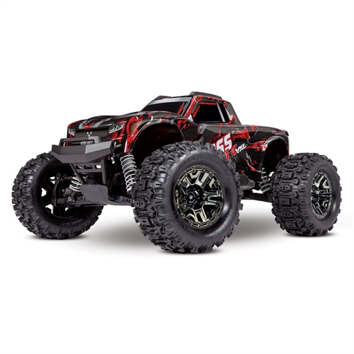 Hoss VXL 1:10 4X4 RTR Monster Truck, Shadow Red (+ TQi, TSM, Self-Righting, VXL-3S, Velineon 540XL)