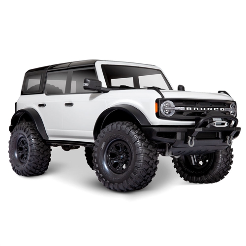 TRX-4 2021 Ford Bronco 1:10 4X4 Electric Scale & Trail Crawler, Oxford White (+ TQi, XL-5 HV, Titan 550)