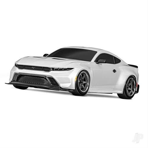 4-Tec Drift 2024 Ford Mustang 110 Electric 2WD White + TQi 3-ch XL-5 Titan Drift 21T