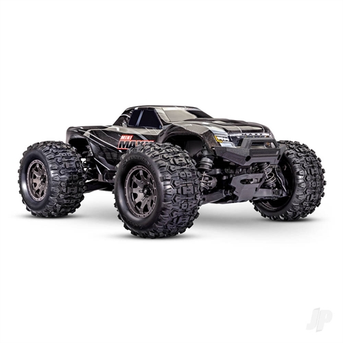 Mini Maxx BL-2S 4WD RTR Monster Truck Black + TQi 2-ch BL-2s 2S LiPo USB-C Charger Clipless