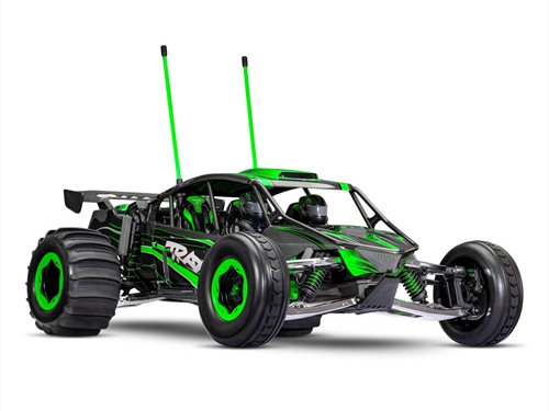 Funco Motorsports Pro Scale 8S 2WD Electric Sand Car Green +TQi 2-ch VXL-8s Velineon 1200XL TSM  Replica Clipless Body