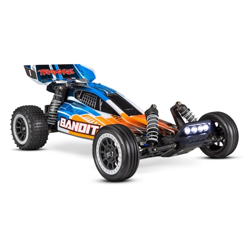 Orange Bandit 110 2WD RTR Electric Off-Road Buggy + TQ 2-ch XL-5 Titan 550 7-Cell NiMH DC charger LED lights