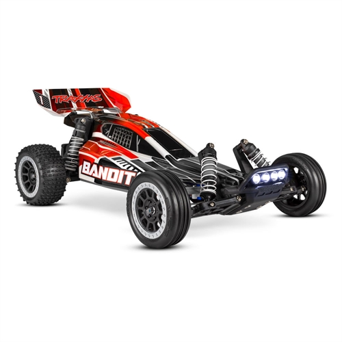 RedBlack Bandit 110 2WD RTR Electric Off-Road Buggy + TQ 2-ch XL-5 Titan 550 7-Cell NiMH DC charger LED lights