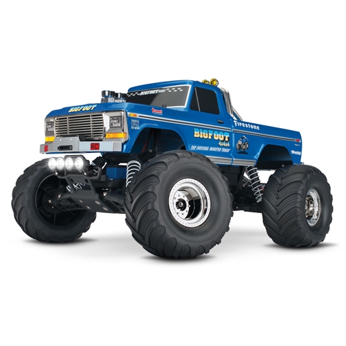 Classic BIGFOOT No1 110 2WD RTR Officially Licensed Replica Electric Monster Truck RTR + TQ 2-ch XL-5 Titan 550 7-Cell NiMH DC charger LED lights