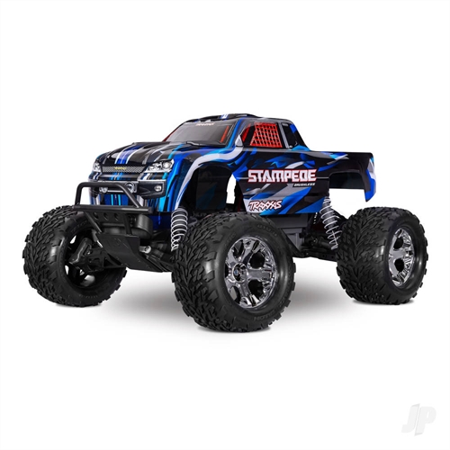 Stampede HD BL-2S 1:10 Electric 2WD RTR Monster Truck, Red (+ TQ 2-ch, BL-2s, 3300kV)