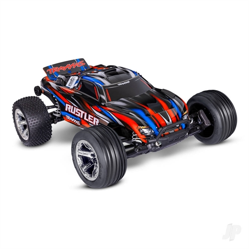 Rustler HD BL-2S 1:10 Electric 2WD RTR Stadium Truck, Red (+ TQ 2-ch, BL-2s, 3300kV)