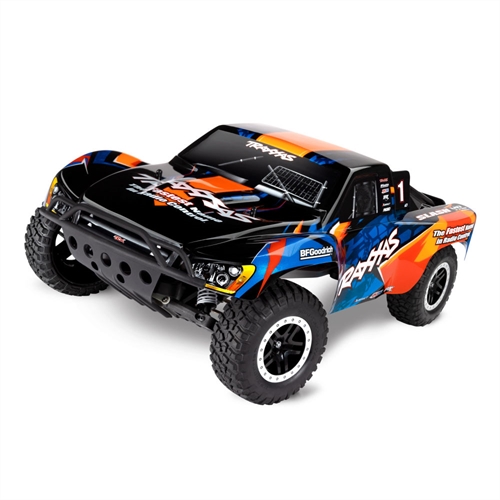 Orange Slash VXL 110 2WD RTR Brushless Electric Short Course Truck +TQi 2-ch TSM VXL-3s Velineon 3500Kv Magnum 272R