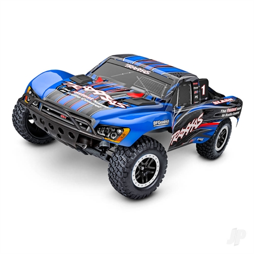 Slash BL-2S 1:10 2WD RTR Brushless Electric Short Course Truck, Blue (+ TQ 2-ch, BL-2s, 3300kV)