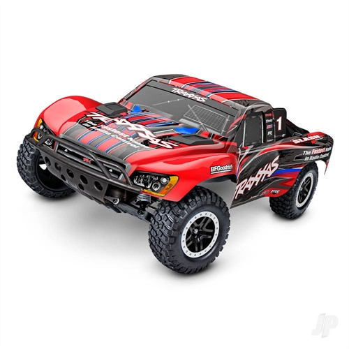 Slash BL-2S 1:10 2WD RTR Brushless Electric Short Course Truck, Red (+ TQ 2-ch, BL-2s, 3300kV)