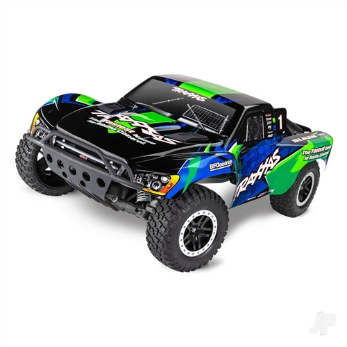 Slash VXL 1:10 2WD RTR Brushless Electric Short Course Truck, Green (+TQi 2-ch, TSM, VXL-3s, Velineon 3500, Magnum 272R, Clipless Body)