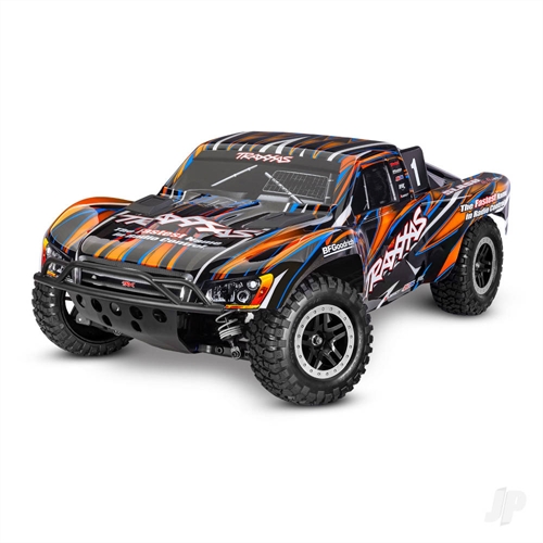 Slash VXL 110 4X4 RTR Short Course Truck Orange +TQ 2-ch VXL-3S Velineon 3500kV Clipless