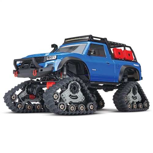 Blue TRX-4 Sport 110 4X4 Electric All-Terrain Traxx Crawler + TQ 2-ch XL-5 HV Titan 550