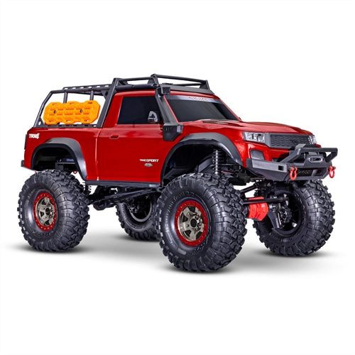 TRX-4 Sport High Trail Edition 110 4WD Electric Trail Crawler Metallic Red + TQi 4-ch XL-5 HV Titan 550
