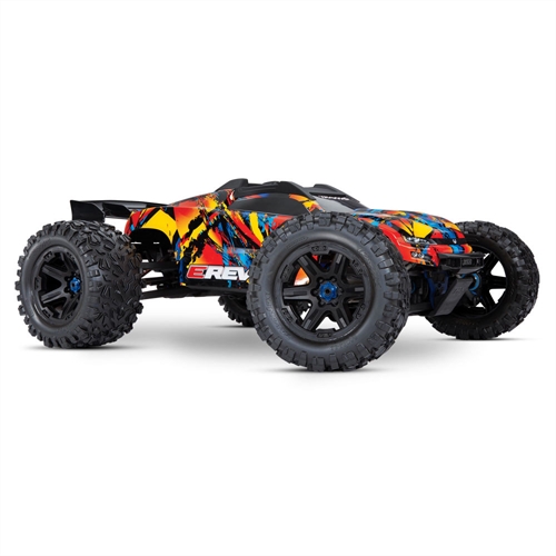 Solar Flare E-Revo VXL 110 4X4 Electric Monster Truck + TQi TSM VXL-6s Velineon 2200