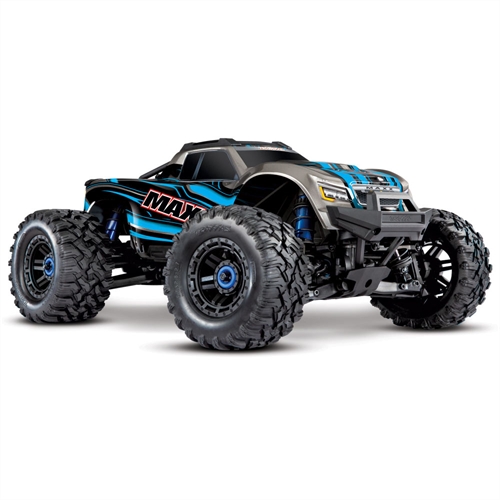 Blue WideMaxx Maxx 110 4X4 Brushless RTR Monster Truck + TQi TSM VXL-4S Velineon 540XL