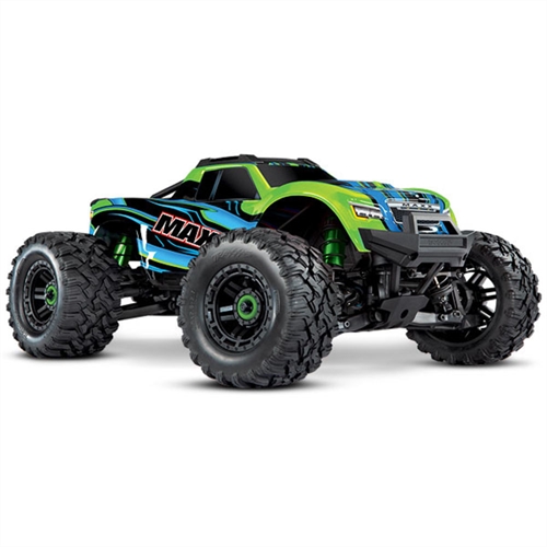 Green WideMaxx Maxx 110 4X4 Brushless RTR Monster Truck + TQi TSM VXL-4S Velineon 540XL