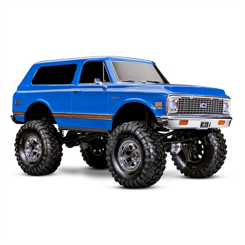 TRX-4 1972 Chevrolet K5 Blazer High Trail Edition 110 4WD Electric Trail Crawler Blue + TQi 4-ch XL-5 HV Titan 550