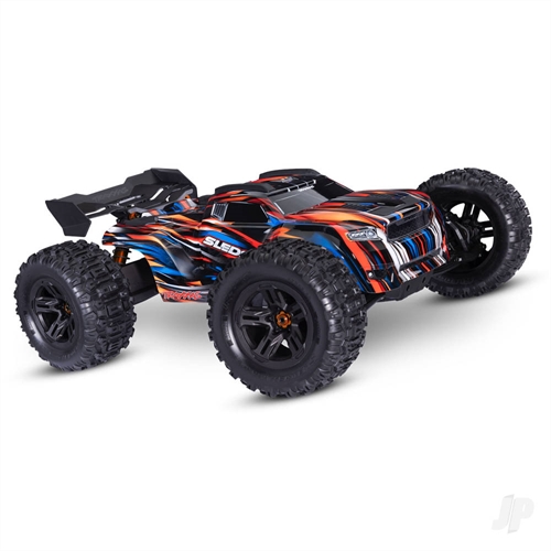 Sledge Belted 18 4WD Brushless Electric Monster Truck Orange + TQi 2-ch TSM VXL-6S Belted