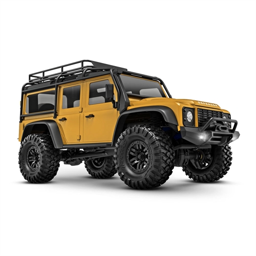 TAN TRX-4M Scale and Trail Crawler with Land Rover Defender Body 118-Scale 4WD Electric Truck with TQ 24GHz Radio System