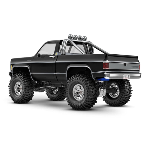 TRX-4m Chevrolet 1979 K10 118 4WD Electric Trail Crawler Black + TQ ECM-25 Titan 87T 750mAh LiPo USB charger