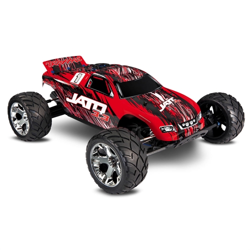 Red/Black Jato 3.3 1:10 Nitro 2WD Stadium Truck (+ TQi, TSM, Wireless Module, Telemetry, TRX3.3)