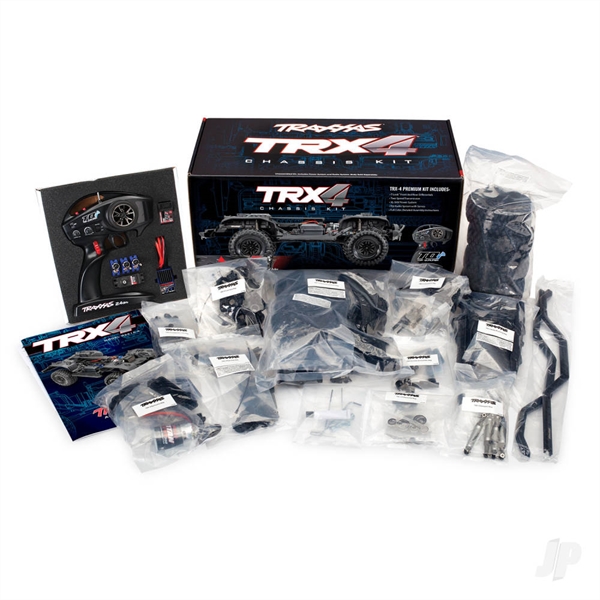 TRX-4 Unassembled Chassis Kit 1:10 4WD Electric Trail Crawler (+ TQi 4-ch, XL-5 HV, Titan 550, Clipless Body)