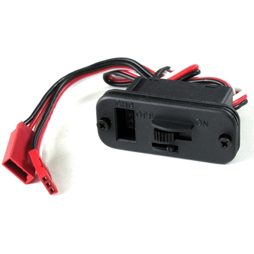 Futaba Switch Harness + Fuselage Charge Mount Plate