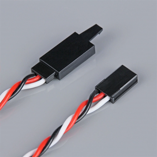 Futaba Twisted HD Extension Lead with Clip 800mm