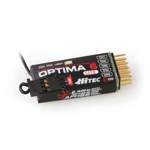 Optima 6LE AFHSS Rx With Batt. Telemetry