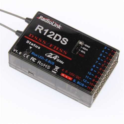 RadioLink R12DS 2.4GHz 12Channel Receiver