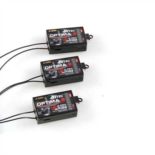 Optima 9 Triple Pack 2.4GHz AFHSS Telemetric