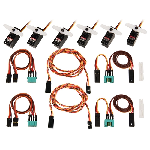 Complete Servo Set with Cables M6  UNI LENTUS