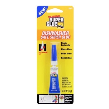 Dishwasher Safe Super Glue (0.10oz, 3g)