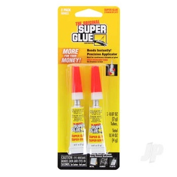 Super Glue 2-Pack Small Card (2x 0.07oz, 2g)