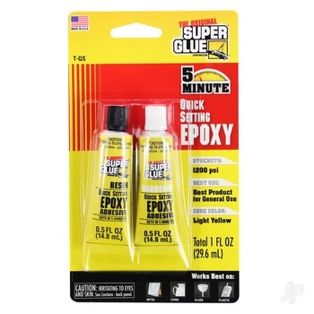 5 Minute Quick Setting Epoxy (1fl oz, 29.6ml)