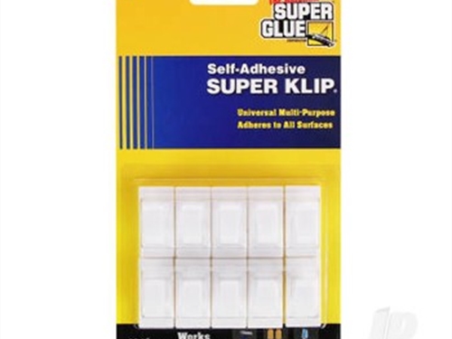 Self Adhesive Super Klip 10pkg