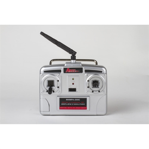 M4LPA-200C with 200mA Charger for 4-Channel LP Micro Airplane Transmitter (Mode 2) (UMT)