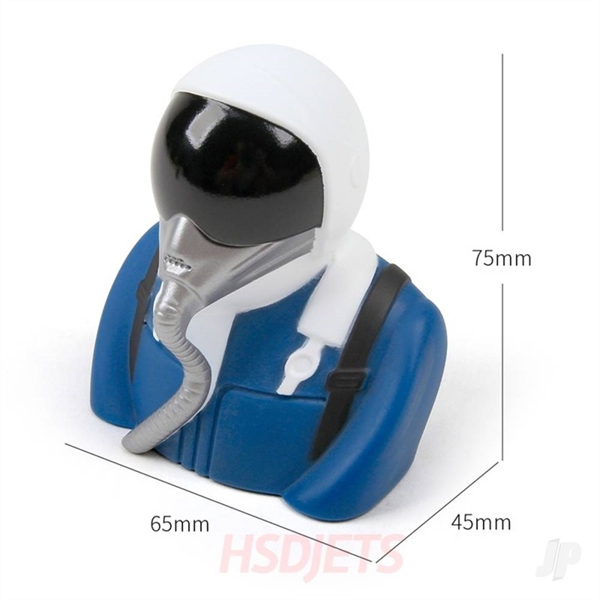 Painted Pilot Jet, White & Blue