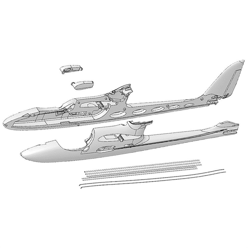Fuselage Shells + Snakes Easystar II 224239