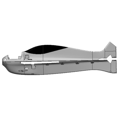 Fuselage STUNTMASTER (without electronics)