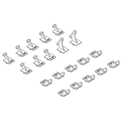 FunCub XL offset hinge Set