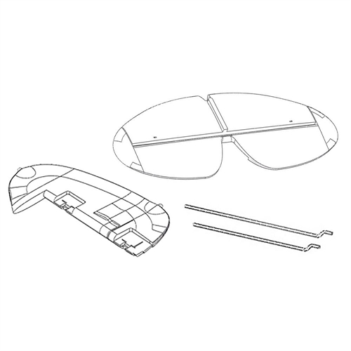 RR Rudder, elevator Set FunCub XL
